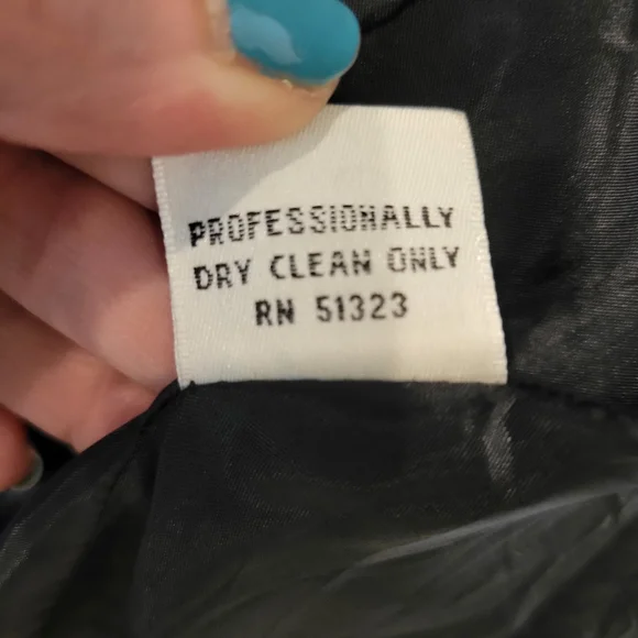 JOSEPHINE CHAUS VINTAGE BLACK LONG BLAZER ONE BUTTON SIZE 10 CIRCA 80'S - Picture 12 of 13